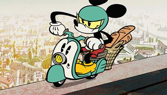 Modernized Mickey Mouse