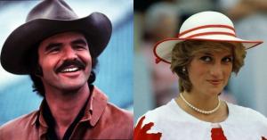 Burt Reynolds and Princess Diana Rumor Verified Nearly 3 Decades Later