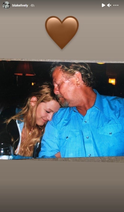 blake lively father tribute instagram