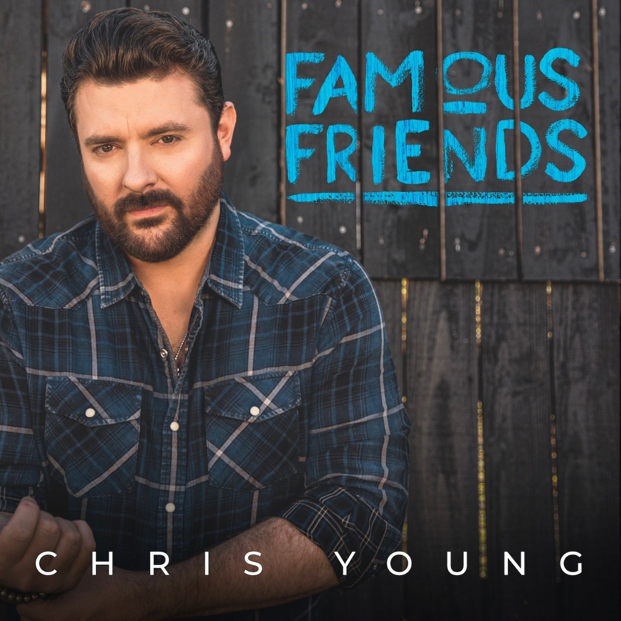 Chris Young Famous Friends album cover LR