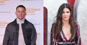 Channing Tatum Takes Sandra Bullock for a Celebratory Swim After Wrapping Film Together