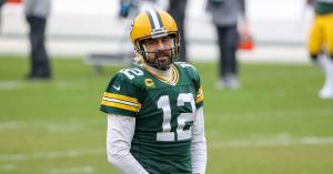 Aaron Rodgers Details His Offseason While Wearing an Interesting T-Shirt