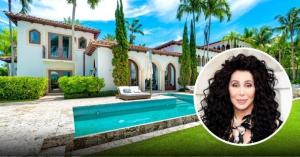 Tour Cher’s Lavish $22M Miami Mansion on La Gorce Island