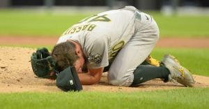 Oakland Athletics Pitcher Hospitalized After Taking 100-MPH Line Drive to the Face