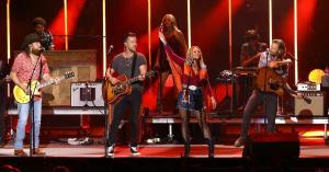 Miranda Lambert, Dierks Bentley and Brothers Osborne Cover ‘Midnight Rider’ During ‘CMA Summer Jam’