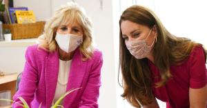 Kate Middleton Meets Jill Biden for First Time at UK School Event