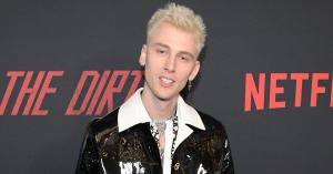 Machine Gun Kelly Reveals Dramatic Head Tattoo After Shaving off His Hair