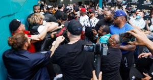Watch: Floyd Mayweather Gets Into Physical Altercation With Jake Paul
