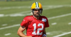 Watch: Aaron Rodgers Reports to Packers Training Camp Following Dispute With Team