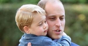 Prince George and Dad Prince William Twin in Colorful Ties at Soccer Game