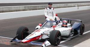 Indy 500: Stefan Wilson Wrecks Car on Pit Road