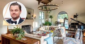 Tour Leonardo DiCaprio’s Lavish $7.1M Hillside Home Bought From ‘Modern Family’ Star