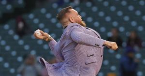 Watch Conor McGregor Throw Extremely Wild First Pitch During Cubs Game