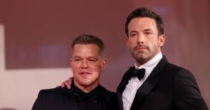 Ben Affleck Says Scene Where He Kissed Matt Damon Was Cut From New Movie