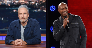 Jon Stewart Defends ‘Never Hurtful’ Dave Chappelle Over Netflix Controversy