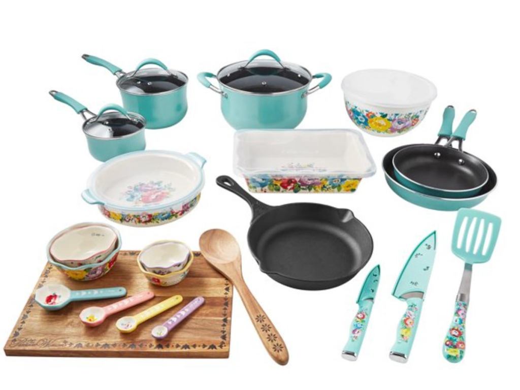 pioneer woman cookware set