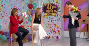 Jenna Bush Hager Tears up After Husband Surprises Her Live on ‘Today’ Show for Her 40th Birthday