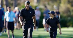 Tiger Woods Reacts to ‘Awesome’ Return to Golf With Son Charlie