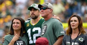 Brett Favre Has a ‘Request’ for Aaron Rodgers After Breaking Packers TD Record