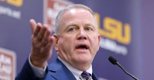 LSU Coach Brian Kelly’s New Southern Accent Has Social Media Rolling