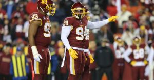 Washington Players Jonathan Allen and Daron Payne Fight on Sidelines During Game Against Cowboys
