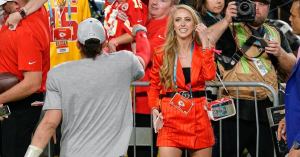 Patrick Mahomes’ Fiancee Brittany Matthews Reacts to Backlash to Champagne Spraying