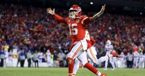 Patrick Mahomes Goes ‘Grim Reaper’ in Historic Playoff Win Against Bills