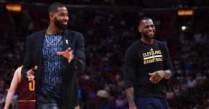 LeBron James Taunts Former Teammate Tristan Thompson During NBA Game