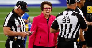 Billie Jean King’s Super Bowl Coin Toss a Refreshing Sight for Fans Tuning in For Game