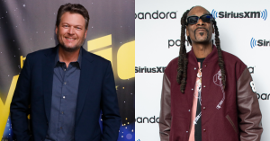 Blake Shelton Jokes He’s ‘Still High’ After Working With Snoop Dogg