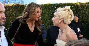 Caitlyn Jenner and Lady Gaga’s Awkward Interaction at Oscars Party Was Caught on Video