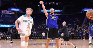 Will Ferrell Makes Surprise Appearance at Warriors Game, Dresses as Iconic Movie Character