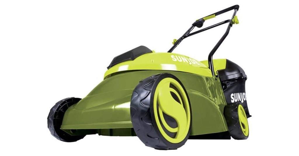 Sun Joe electric lawnmowers are becoming more popular with rising gas prices