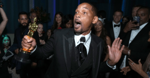 Will Smith Dances With His Oscar at Afterparty Following Chris Rock Slap
