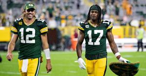 Aaron Rodgers Trolls Davante Adams for Hall of Fame Comment