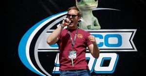 NASCAR: Alexander Skarsgård Hypes up Crowd as Grand Marshal at Talladega Superspeedway