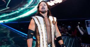 AJ Styles’ Face Cut Open in WrestleMania Entrance Mishap