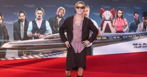 Brad Pitt Wears a Skirt on the Red Carpet