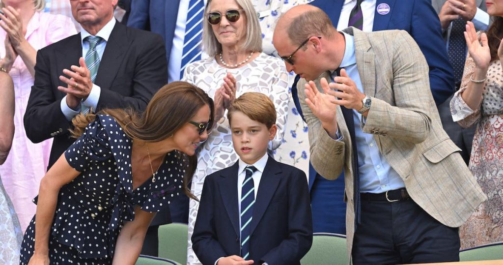 The Duke And Duchess Of Cambridge Attend The Wimbledon Men's Singles Final