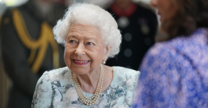 Queen Elizabeth Smiles in Recently Surfaced Photo From Shortly Before Death