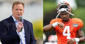 Roger Goodell Calls out Deshaun Watson for ‘Egregious’ and ‘Predatory’ Behavior