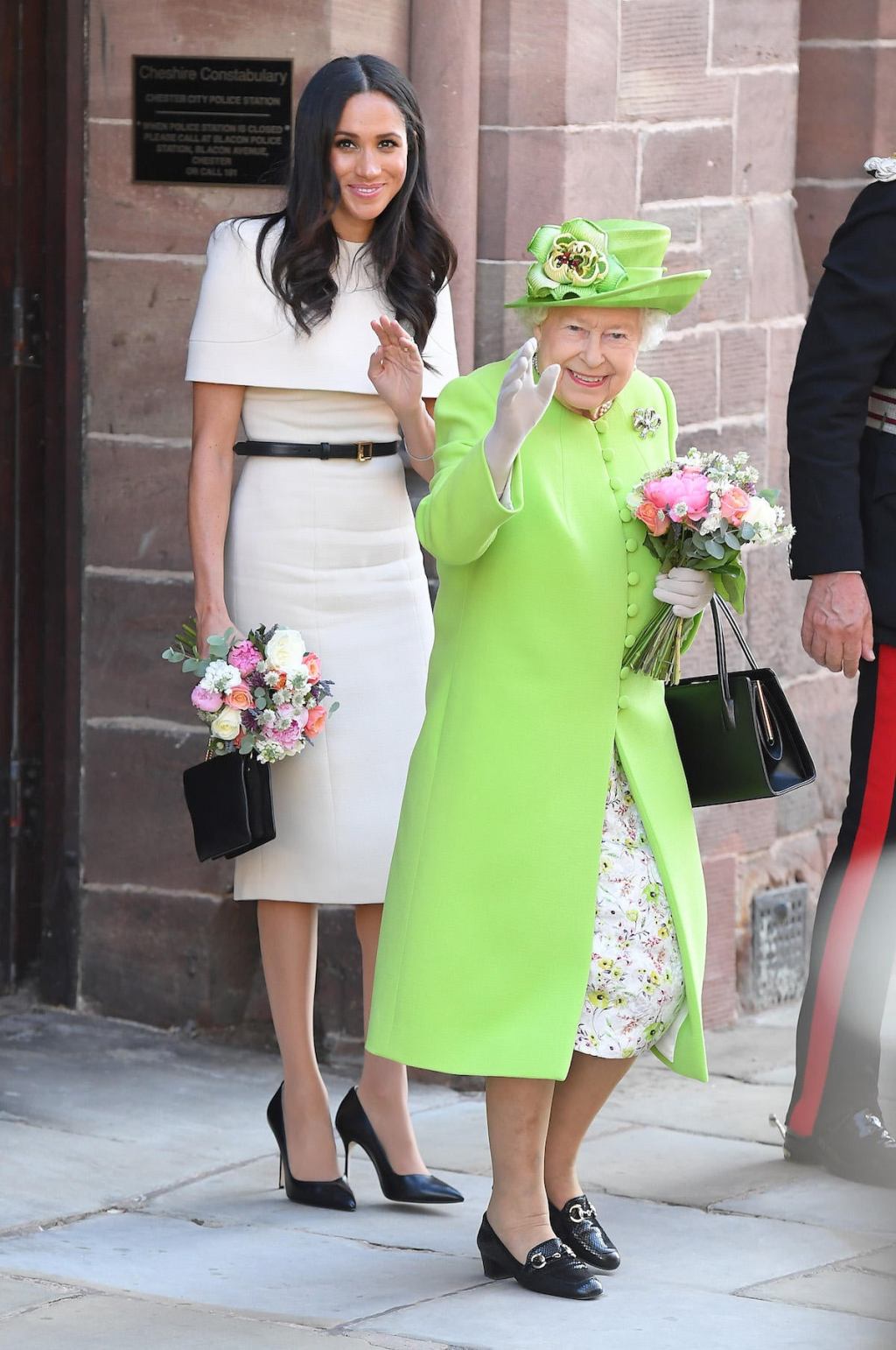 The Duchess Of Sussex Undertakes Her First Official Engagement With  Queen Elizabeth II