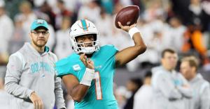 Dolphins QB Tua Tagovailoa Hospitalized After Sustaining Neck and Head Injuries