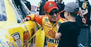 NASCAR’s Joey Logano Talks Starring in ‘Race for the Championship’ (Exclusive)