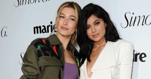 Hailey Bieber and Kylie Jenner Get ‘Spooky’ Together Going Green in a Bathtub