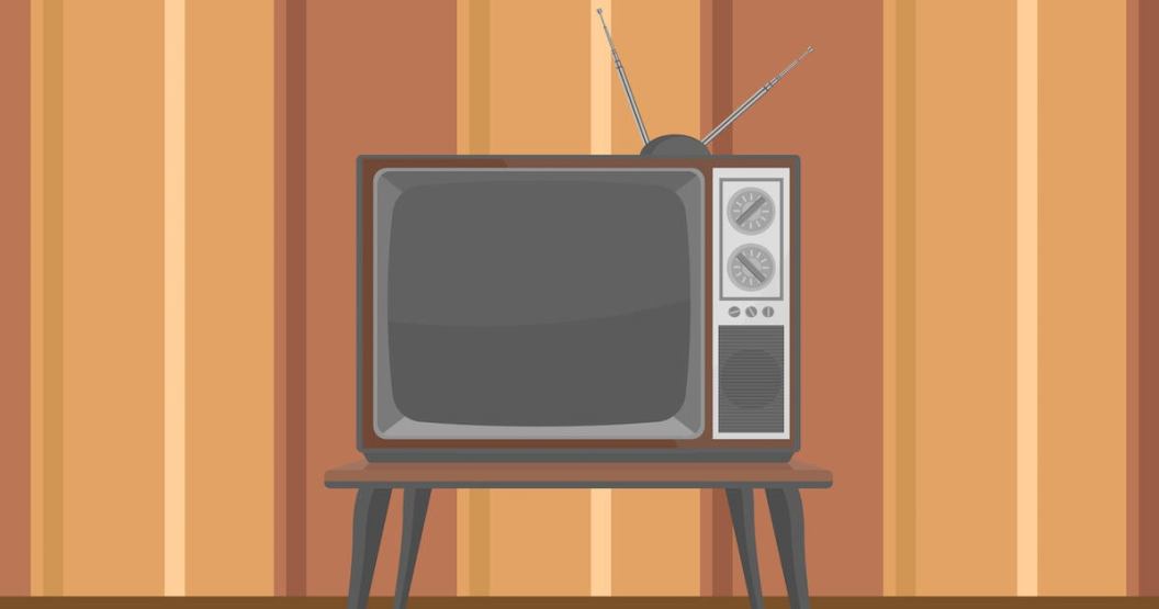 Colorful Retro TV seamless vector Pattern