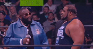 Rick Ross Drops F-Bomb Live on ‘AEW Dynamite’ With Keith Lee