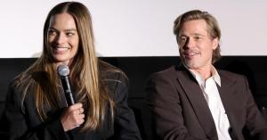 Margot Robbie Reveals She Snuck in Unscripted Brad Pitt Kiss in ‘Babylon’ Scene