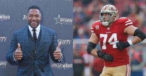 Michael Strahan Blasts NFL Legend Joe Staley to Support Giants Rookie Player Kayvon Thibodeaux