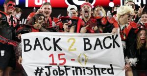 Georgia Bulldogs Fans Flood Streets, Play With Fire After Football Team Wins National Championship